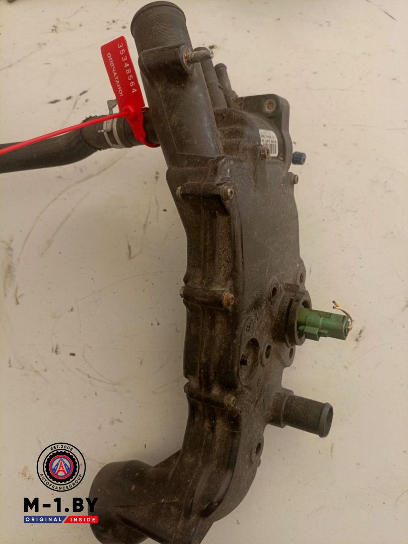 корпус термостата Peugeot 307 1 поколение (2001 - 2005), 2.0 л., дизель, 9643211880 - фото №1