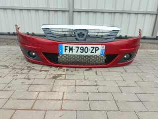 бампер передний Renault Logan 1 поколение [рестайлинг] (2009 - 2012)