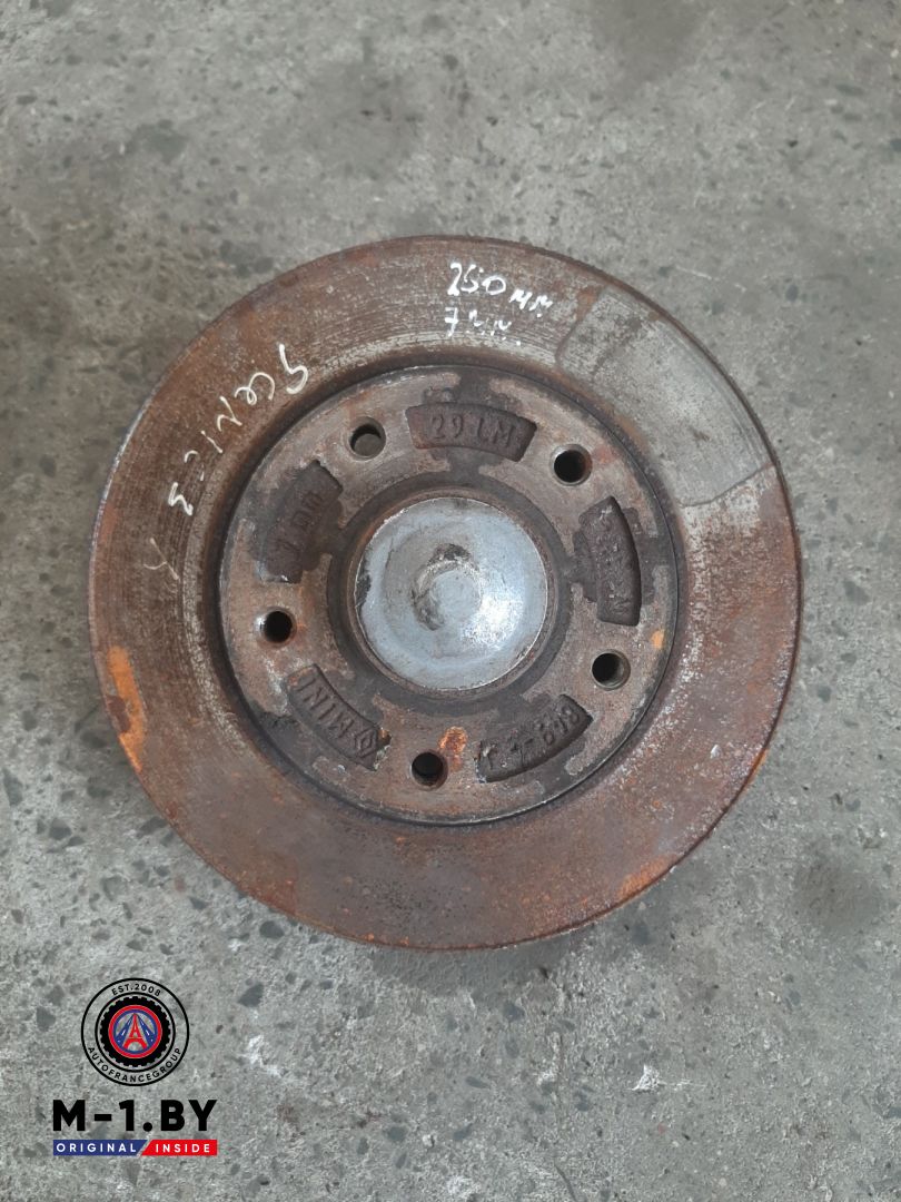 диск тормозной задний Renault Scenic 3 поколение (2009 - 2012) - фото №1