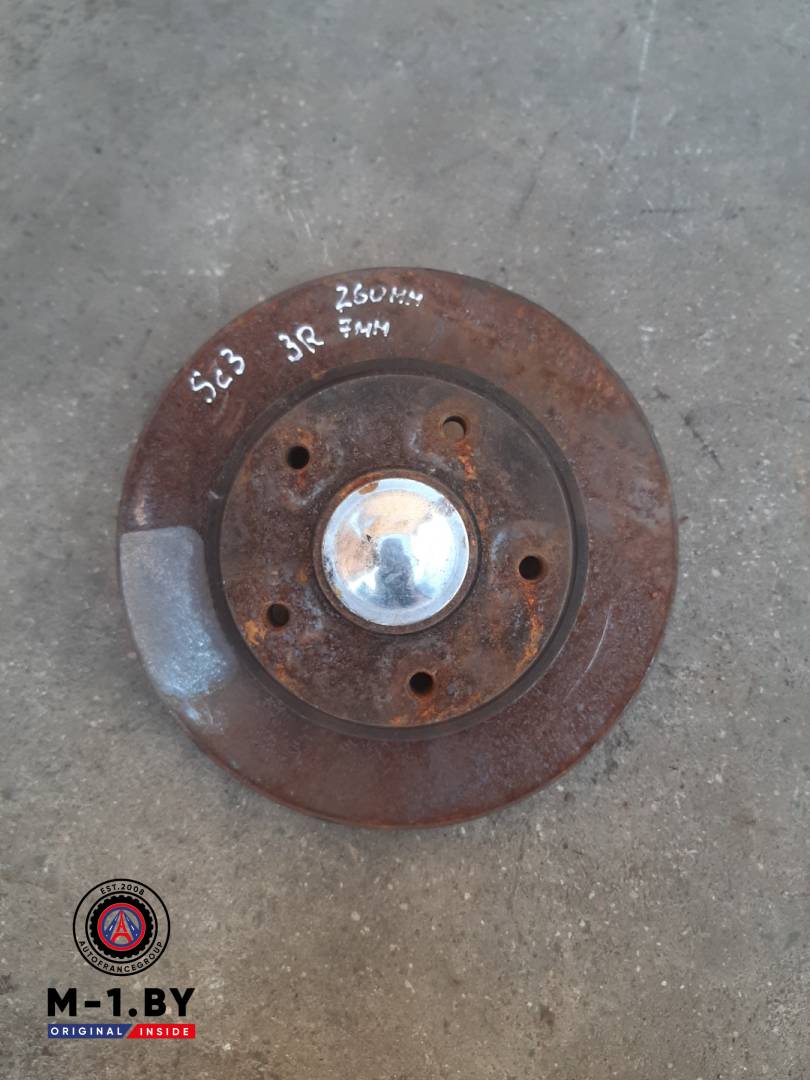 диск тормозной задний Renault Scenic 3 поколение (2009 - 2012) - фото №1