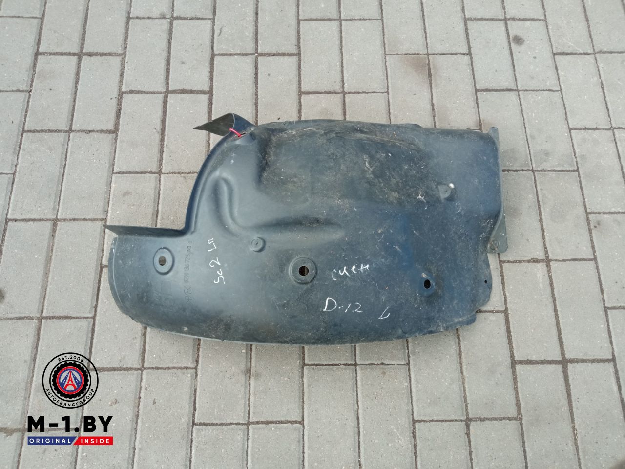 защита арок передняя левая (подкрылок) Renault Scenic 2 поколение (2003 - 2006), 638450016R - фото №1