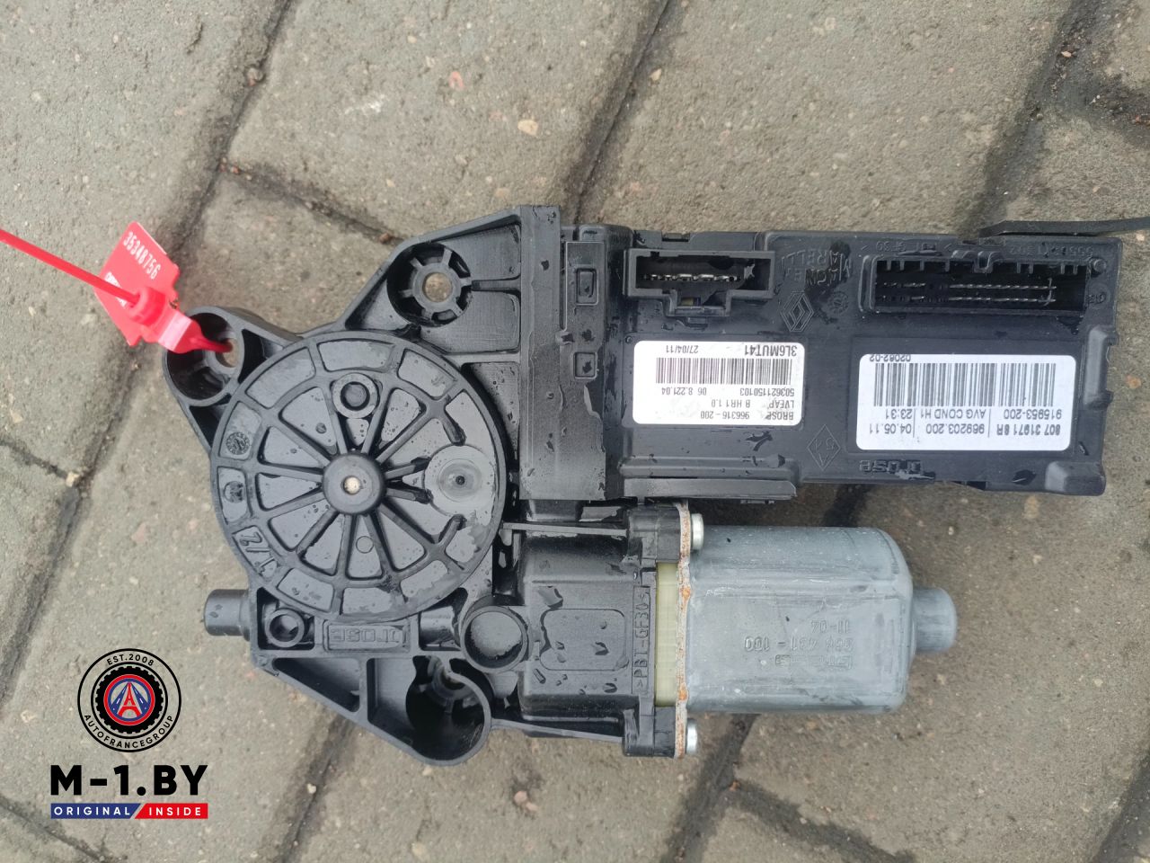 моторчик стеклоподъемника передний левый Renault Scenic 2 поколение (2003 - 2006) - фото №1