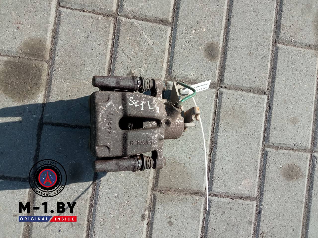 суппорт задний левый Renault Scenic 1 поколение (1996 - 1999) - фото №1