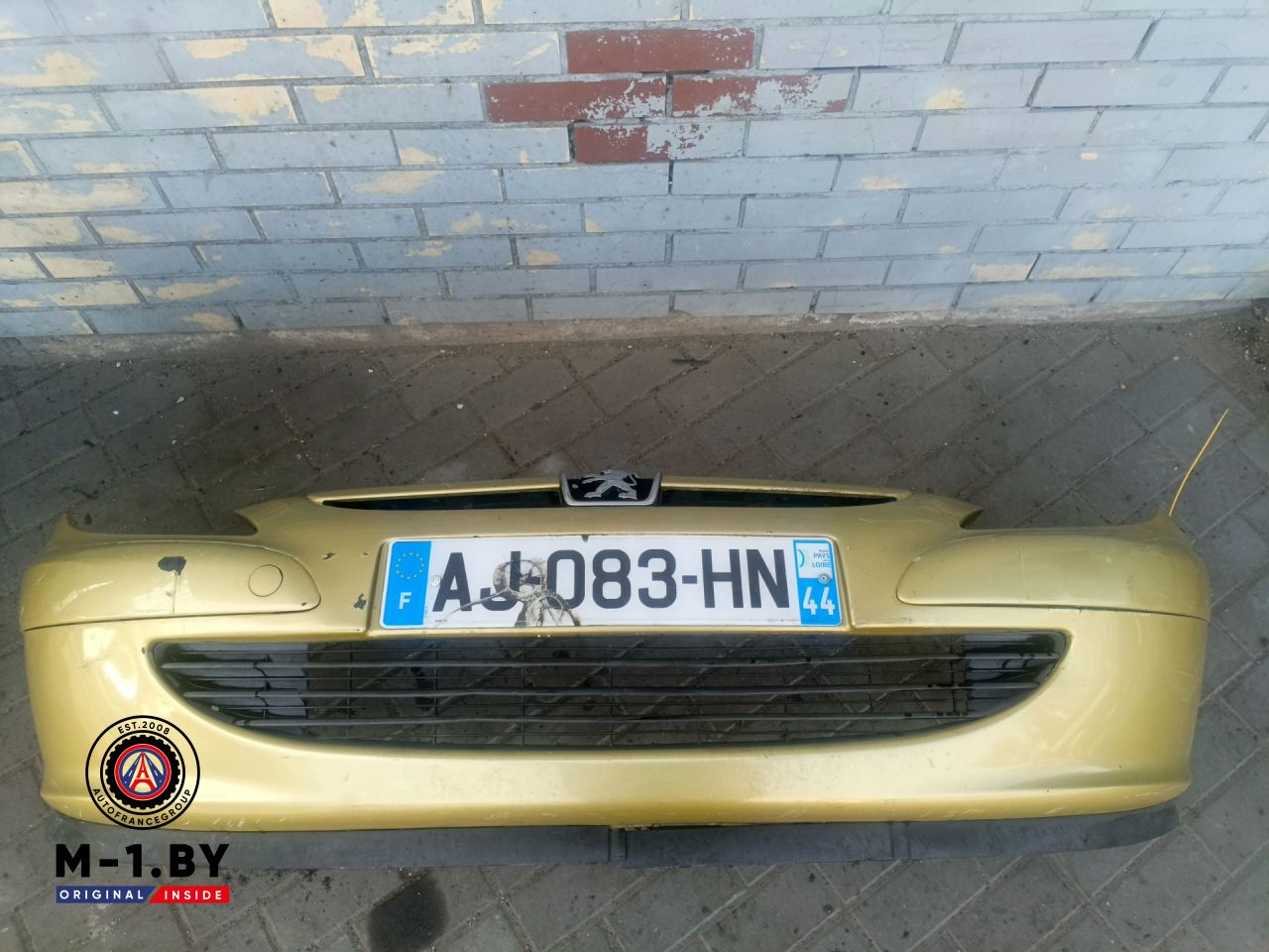 бампер передний Peugeot 307 1 поколение (2001 - 2005) - фото №1