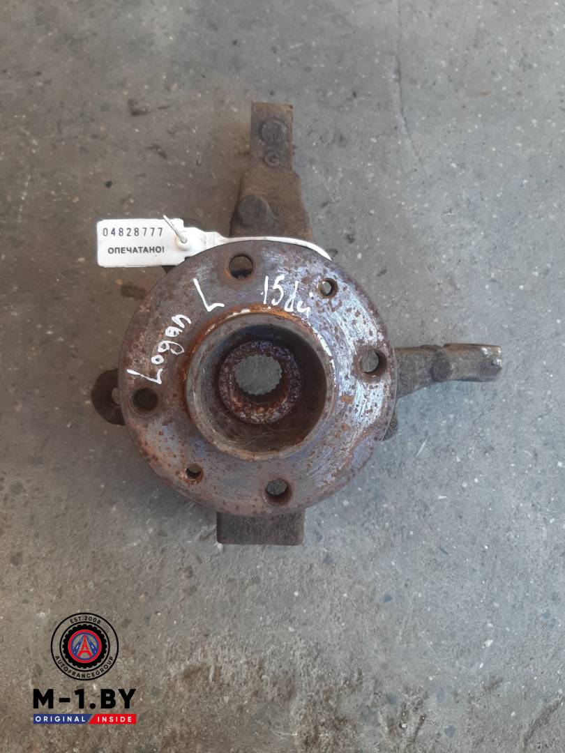 ступица передняя левая Renault Logan 1 поколение (2004 - 2009), 1.5 л., дизель - фото №1