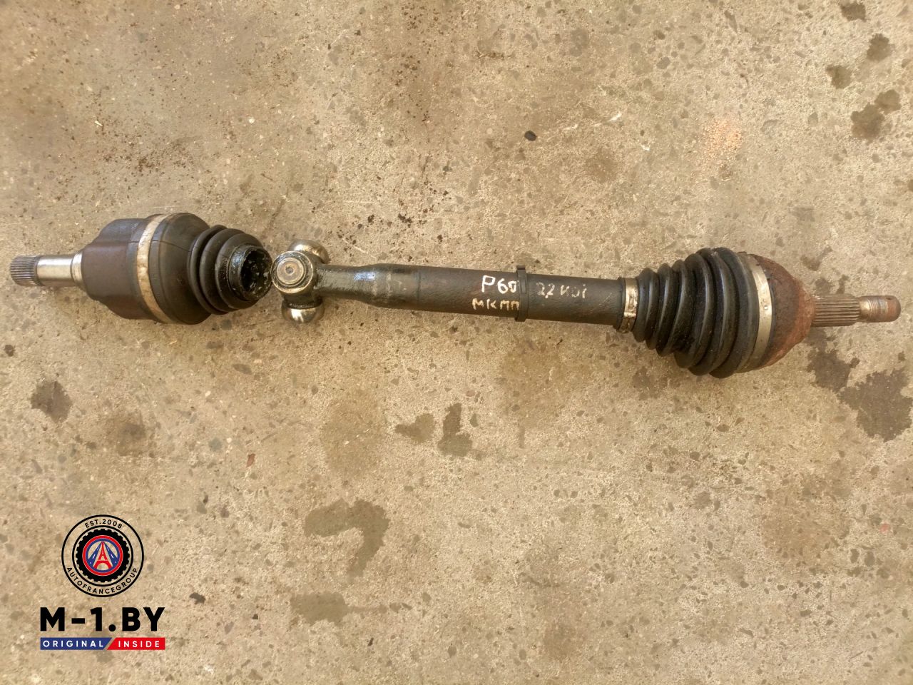 полуось передняя левая (приводной вал, ШРУС) Peugeot 607 1 поколение (2000 - 2004), 2.2 л., дизель - фото №1