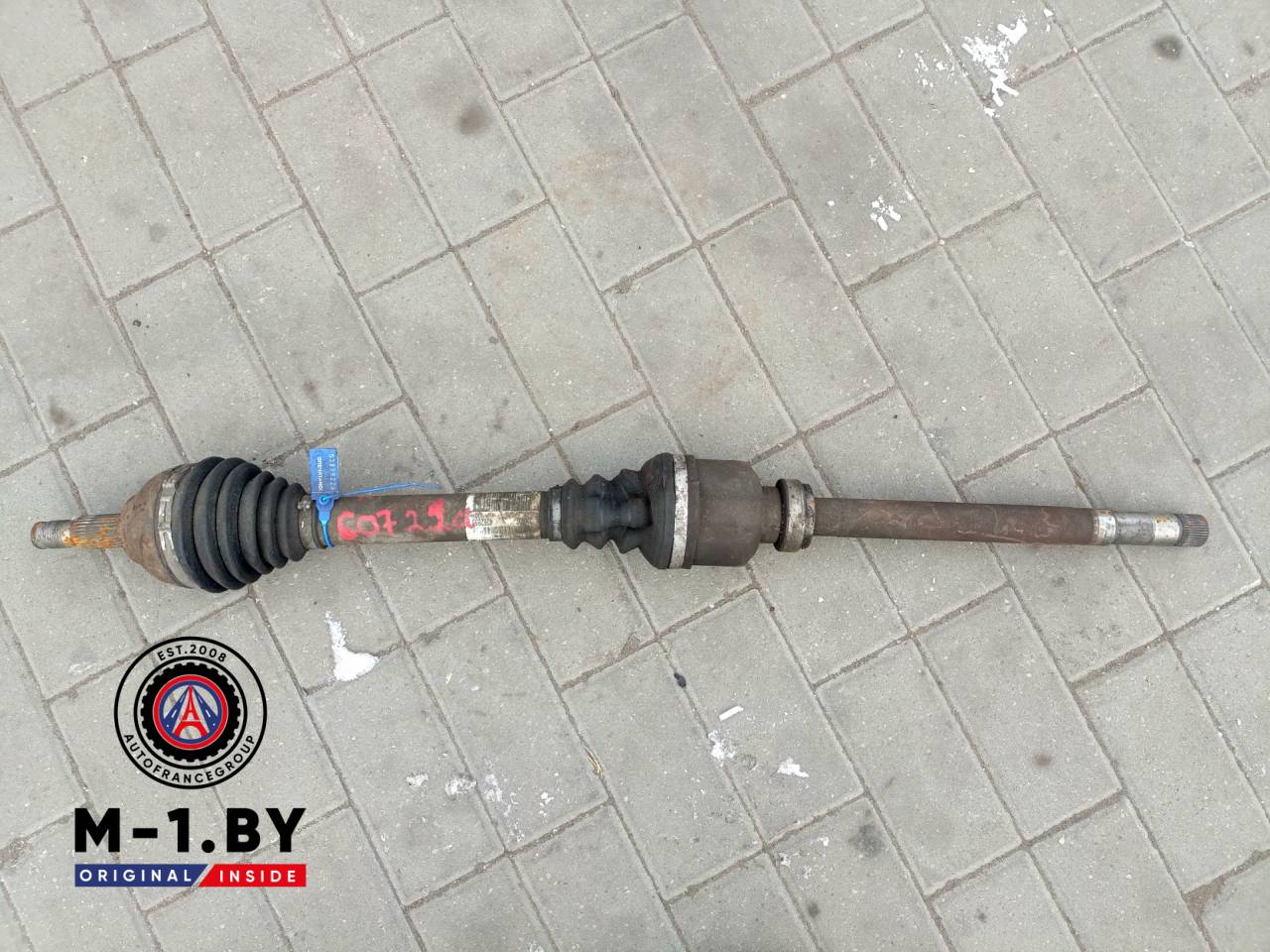 полуось передняя правая (приводной вал, ШРУС) Peugeot 607 1 поколение (2000 - 2004) - фото №1