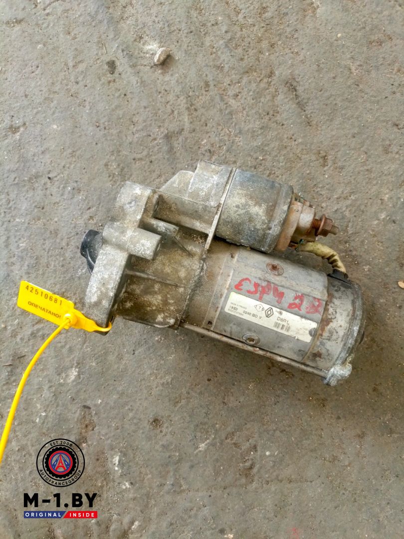 стартер Renault Espace 4 поколение (2002 - 2006), 2.2 л., дизель, 8200237594 - фото №1