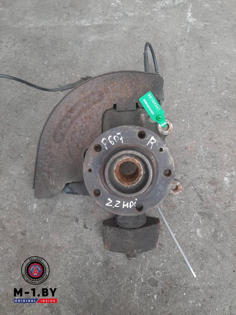 ступица передняя правая Peugeot 607 1 поколение (2000 - 2004), 2.2 л., дизель - фото №1