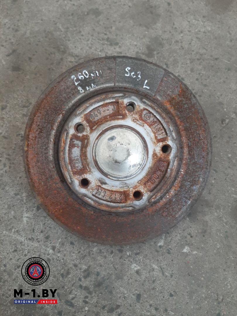 диск тормозной задний Renault Scenic 3 поколение (2009 - 2012) - фото №1