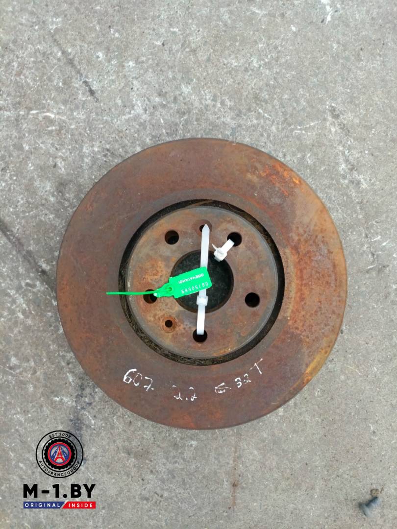 диски тормозные (комплект) Peugeot 607 1 поколение (2000 - 2004), 2.2 л., дизель - фото №1