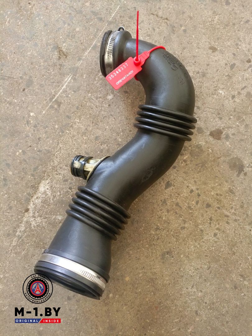 патрубок интеркулера Peugeot 307 1 поколение (2001 - 2005), 1.6 л., дизель, 9656953680 - фото №1