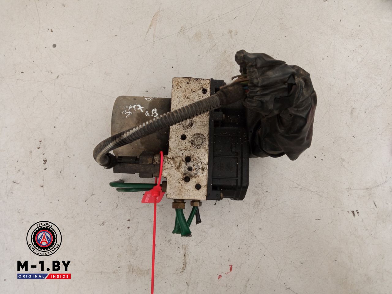 блок ABS Peugeot 307 1 поколение (2001 - 2005), 1.9 л., дизель, 9645324080 - фото №1