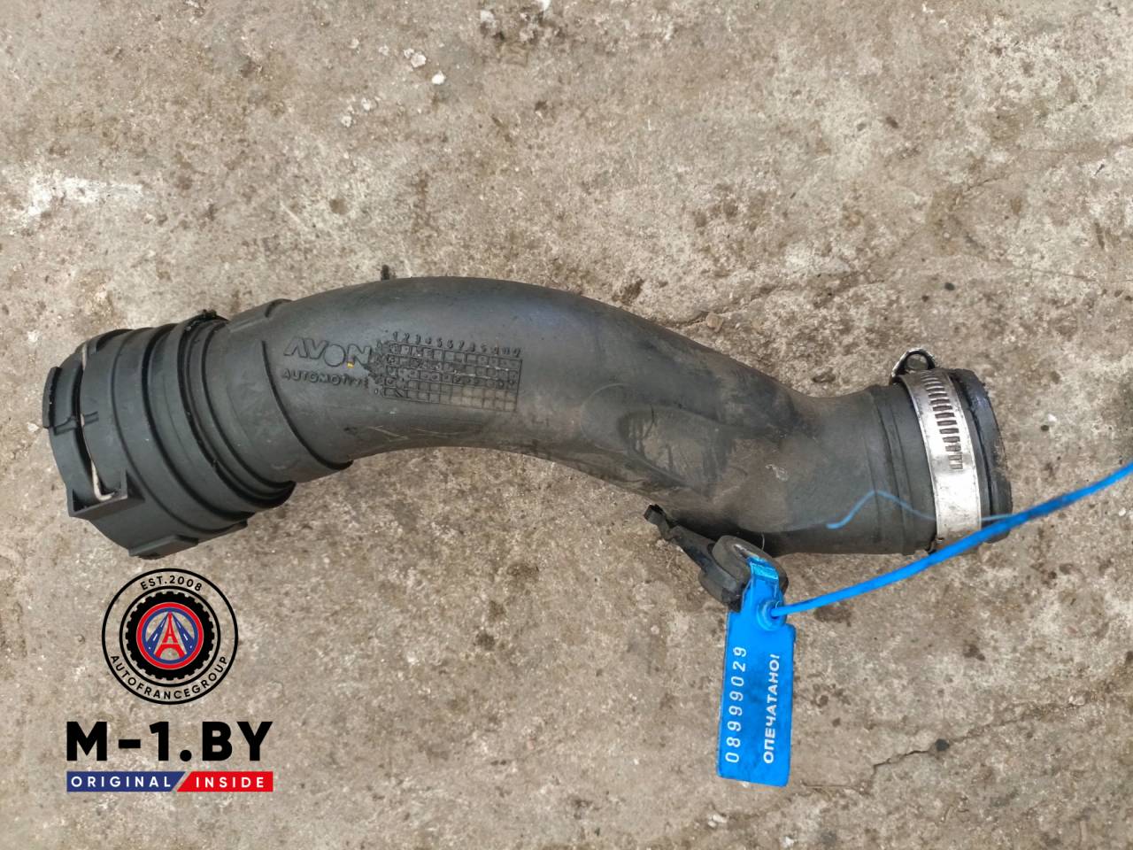 патрубок интеркулера Renault Clio 3 поколение (2005 - 2009), 1.5 л., дизель, 8200794203 - фото №1