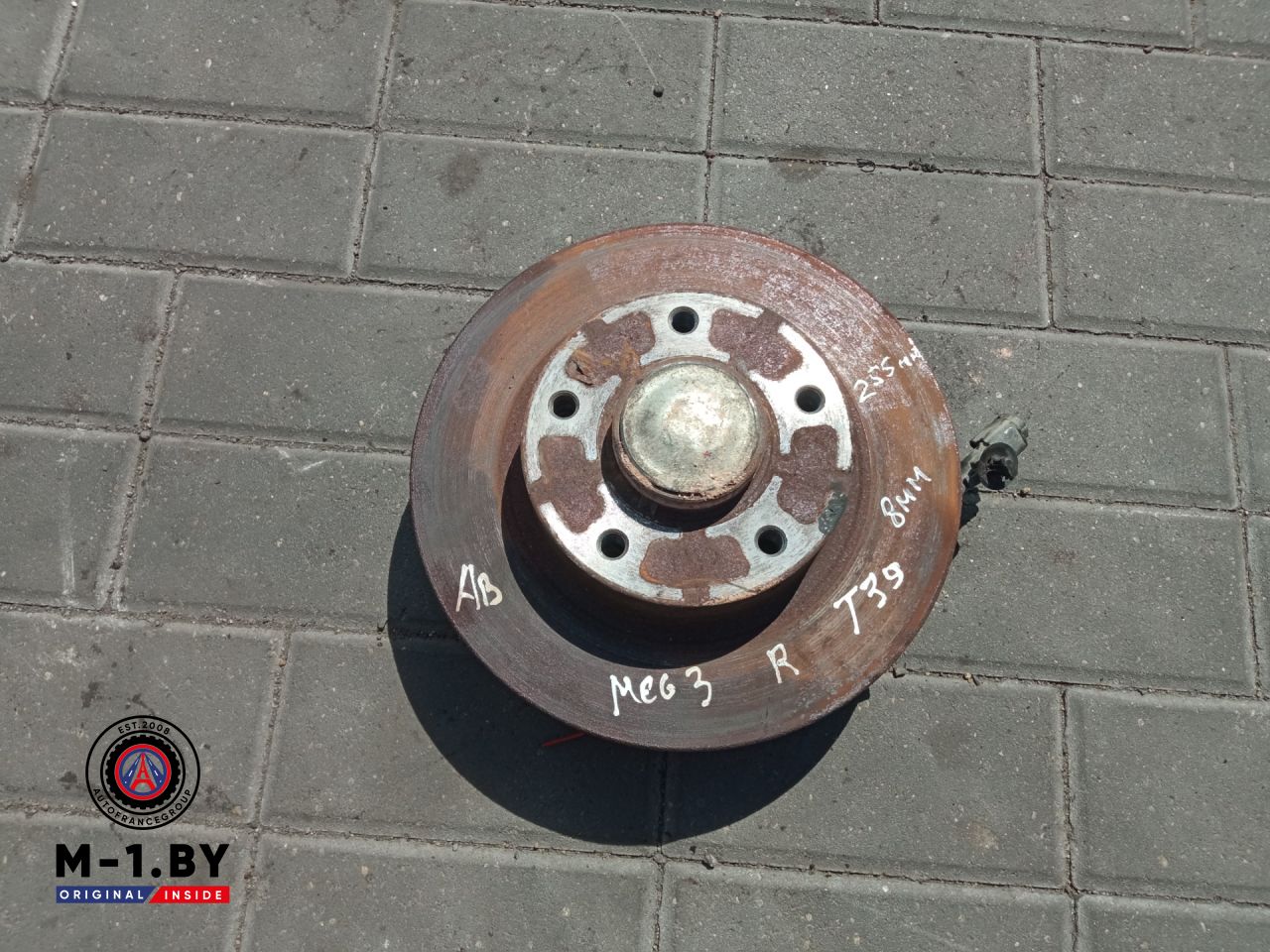 диск тормозной задний Renault Megane 3 поколение (2008 - 2014) - фото №1