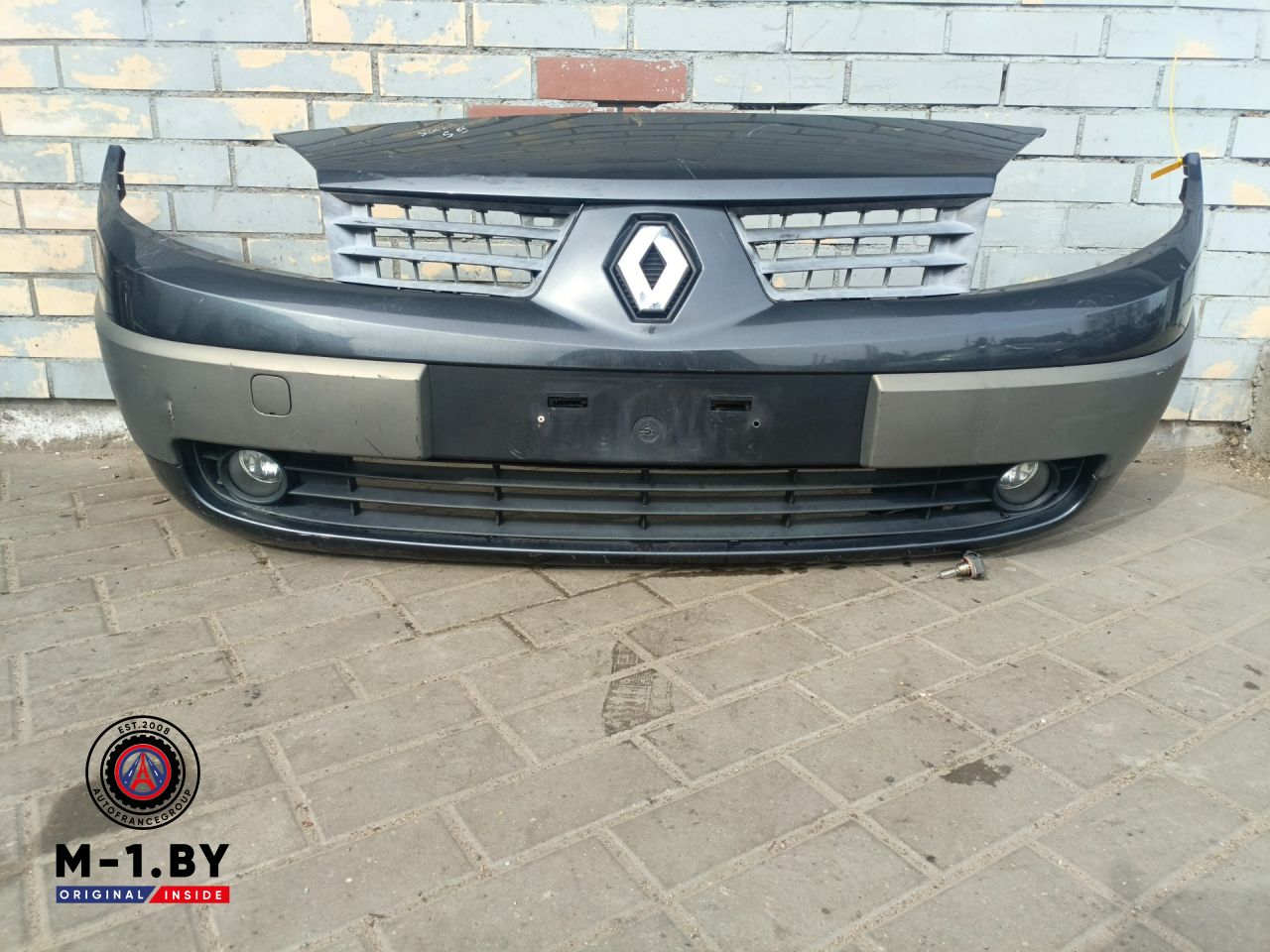 бампер передний Renault Scenic 2 поколение (2003 - 2006) - фото №1