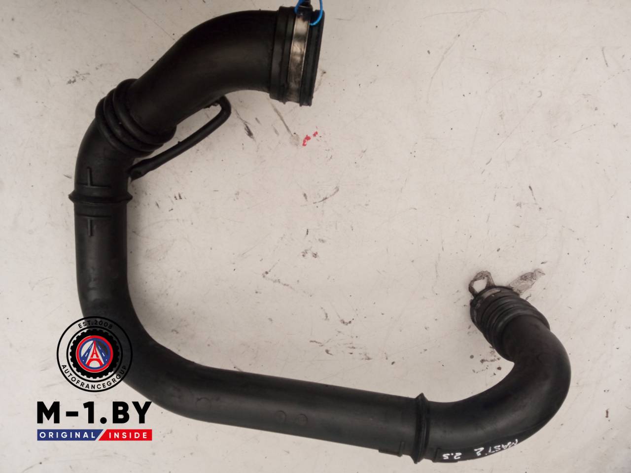патрубок интеркулера Renault Master 2 поколение (1998 - 2003), 2.5 л., дизель, 7700312297 - фото №1