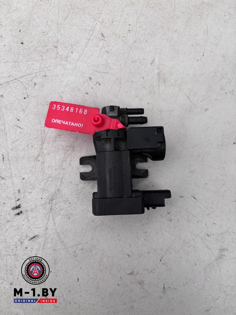 клапан управления турбиной (актуатор) Peugeot 407 1 поколение (2004 - 2010), 2.0 л., дизель, 9674084680 - фото №1