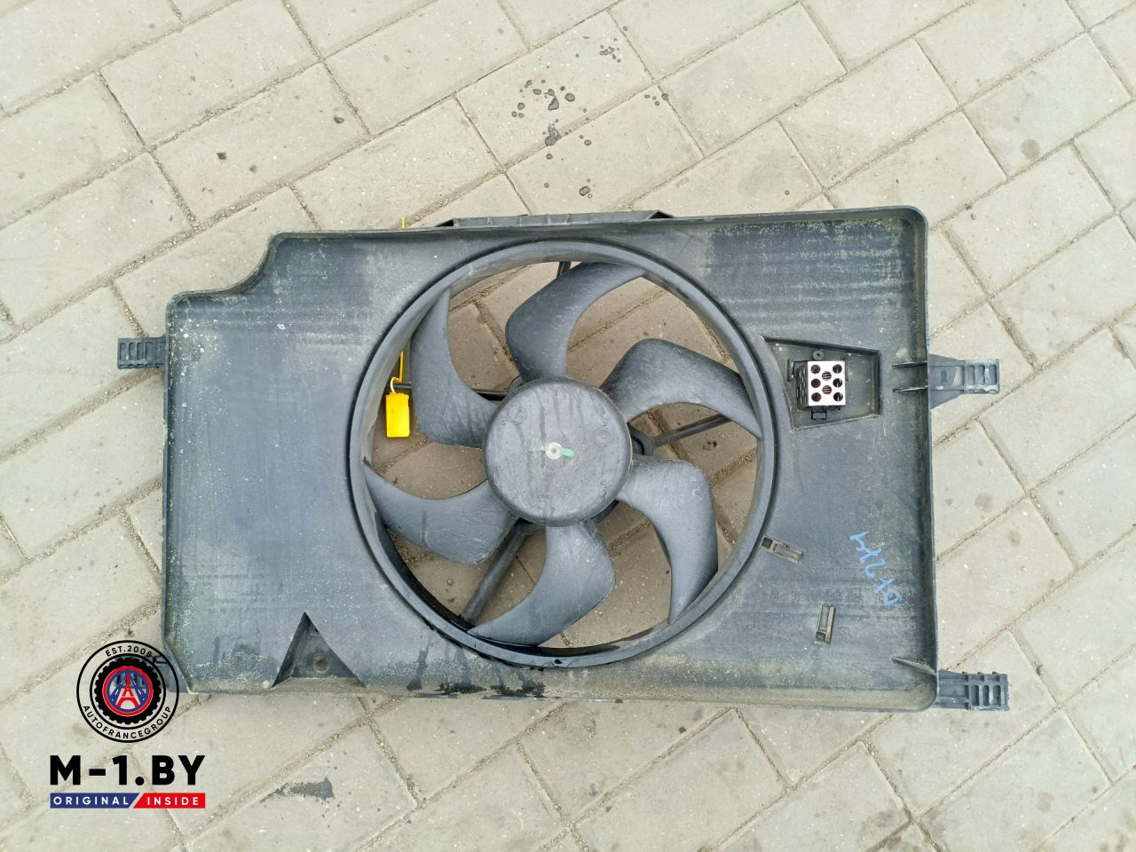 вентилятор радиатора Renault Espace 4 поколение (2002 - 2006), 2.0 л., дизель, 8200675335 - фото №1