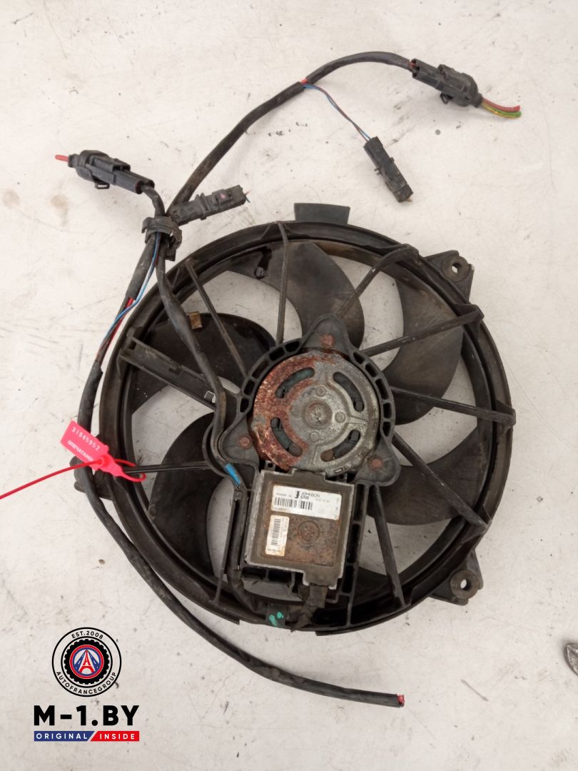 вентилятор радиатора Peugeot 607 1 поколение (2000 - 2004), 9656346880 - фото №1