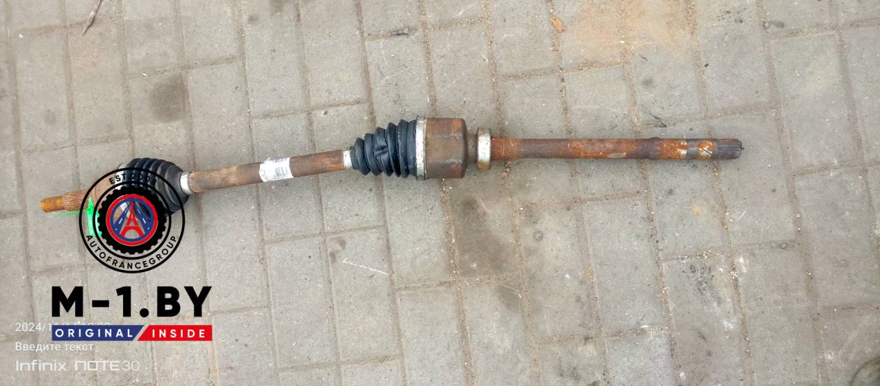 полуось передняя правая (приводной вал, ШРУС) Renault Scenic 4 поколение (2016 - 2020), 1.6 л., дизель, 391006307R - фото №1
