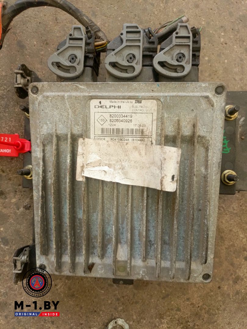 блок управления двигателем Renault Scenic 2 поколение (2003 - 2006), 1.5 л., дизель, 8200340926 - фото №1