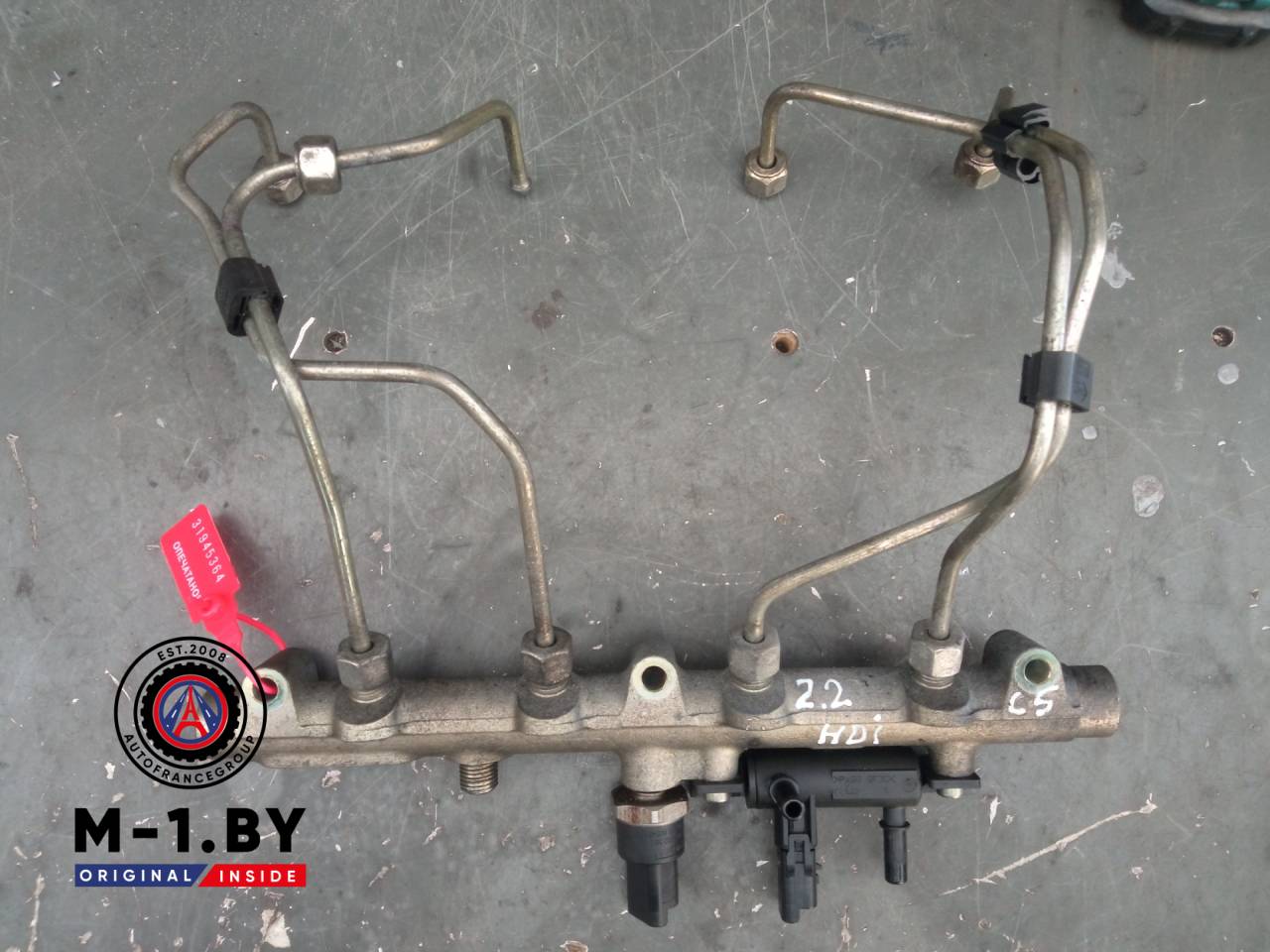 топливная рампа Citroen C5 1 поколение (2000 - 2004), 2.2 л., дизель, 0445214017 - фото №1
