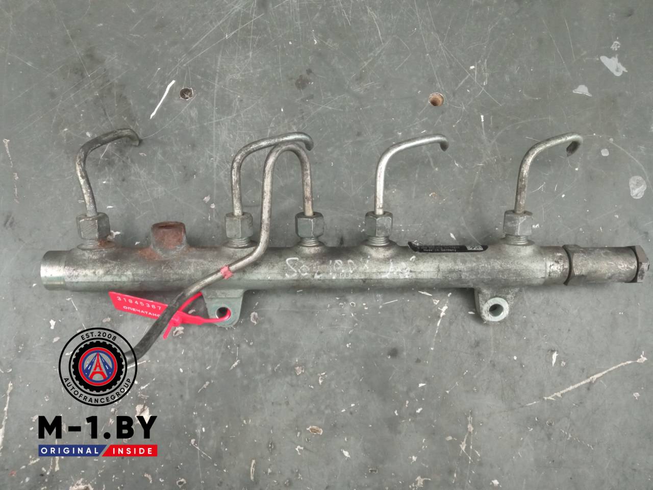 топливная рампа Renault Scenic 2 поколение (2003 - 2006), 1.9 л., дизель, 8200347176 - фото №1