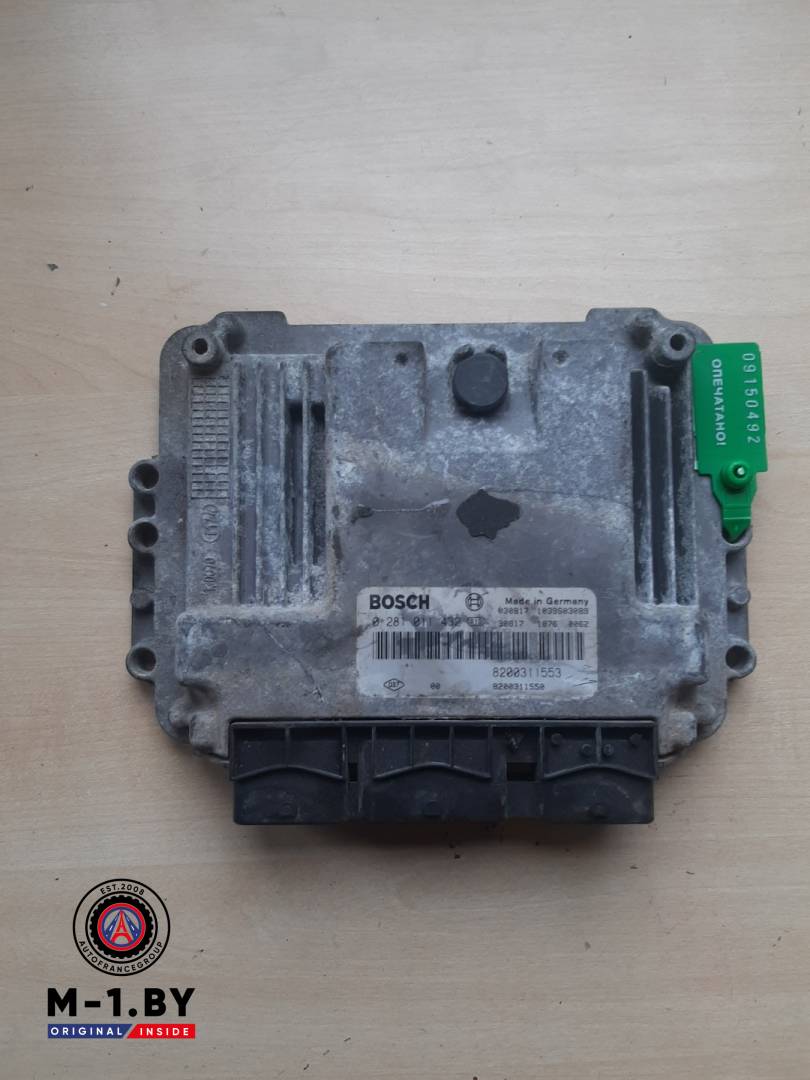 блок управления двигателем Renault Espace 4 поколение (2002 - 2006), 2.2 л., дизель, 8200311553, 0281011432 - фото №1