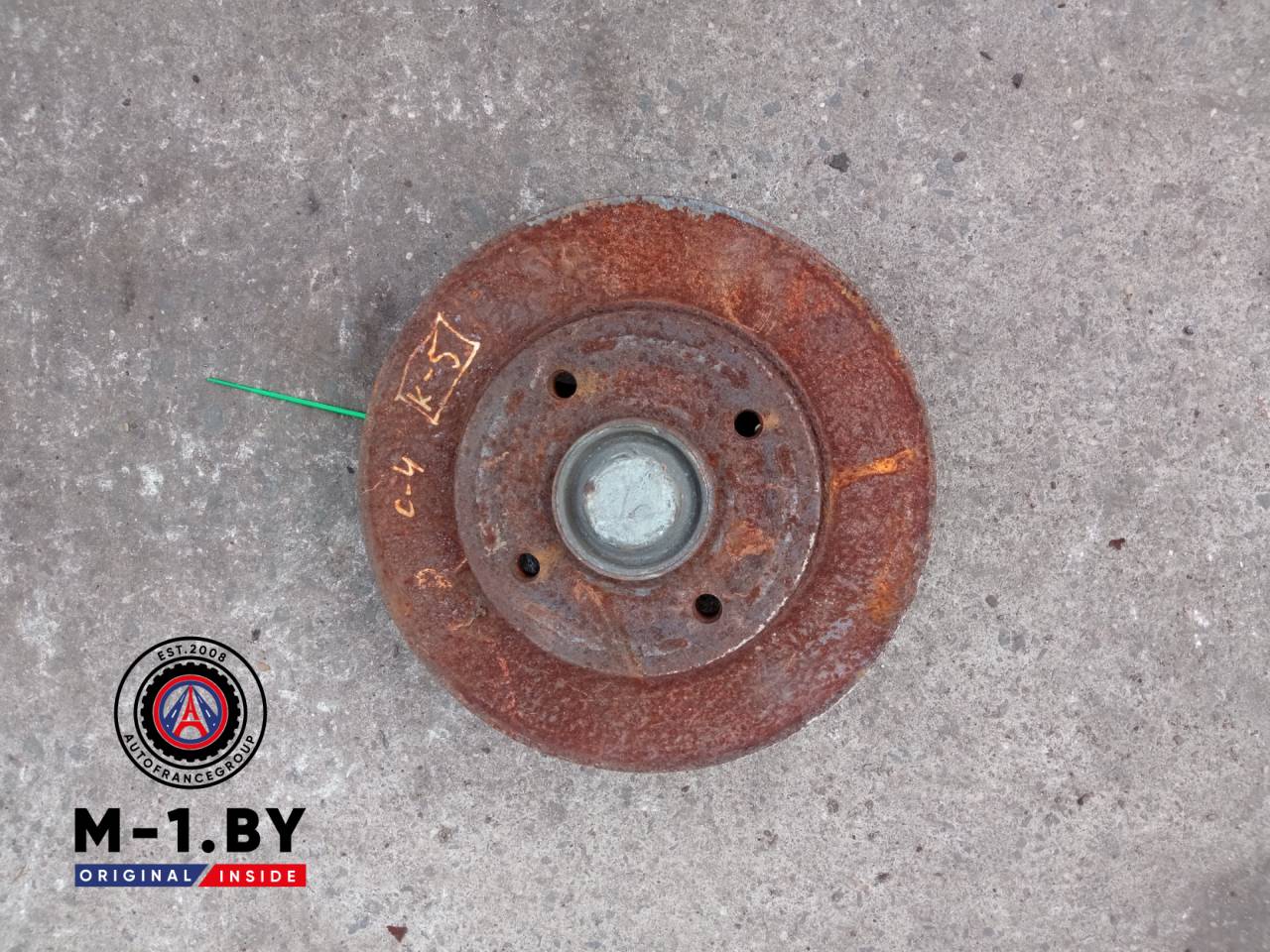 диск тормозной задний Citroen C4 1 поколение (2004 - 2008) - фото №1