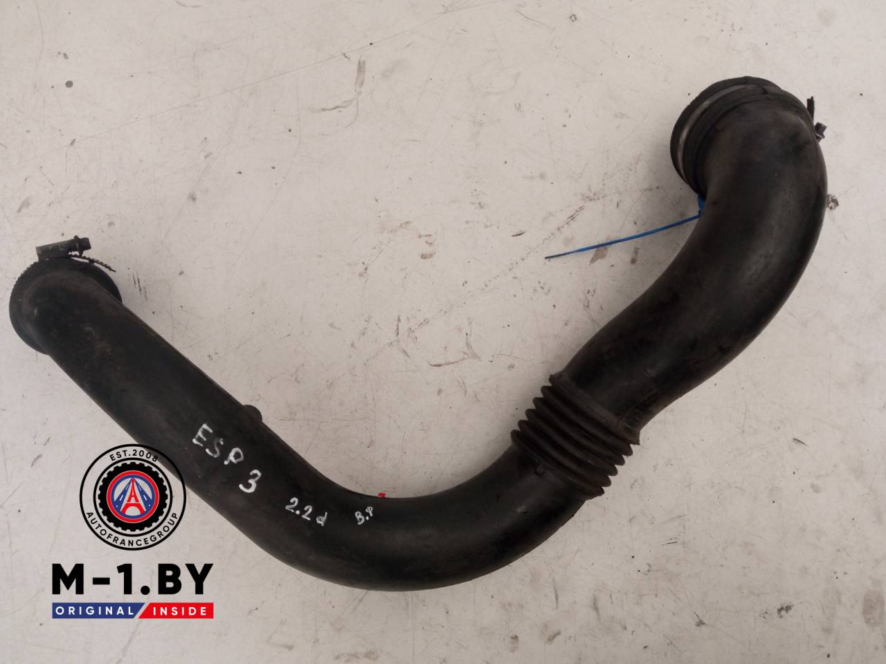 патрубок интеркулера Renault Espace 3 поколение (1996 - 2002), 2.2 л., дизель, 8200008515 - фото №1