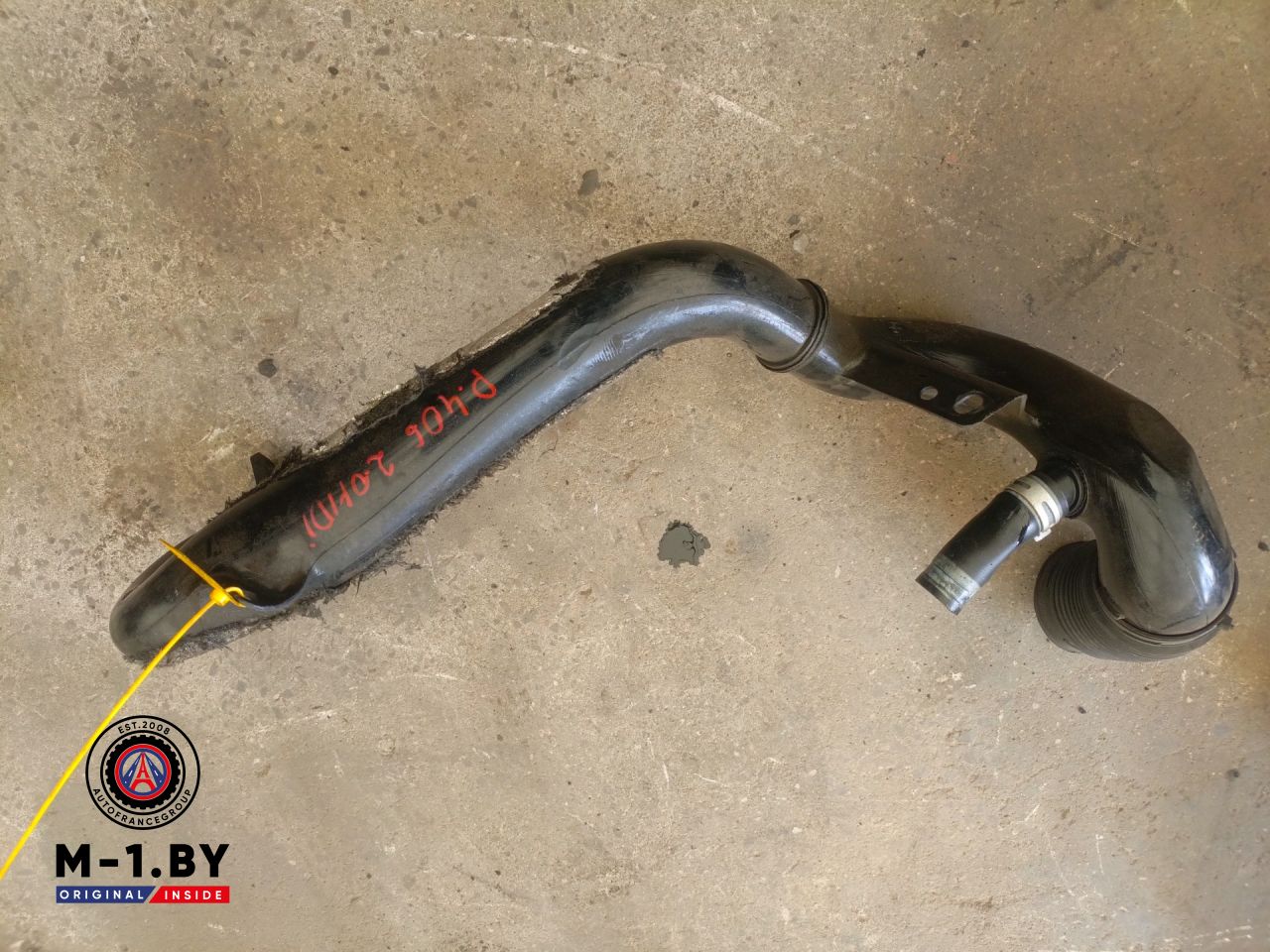 патрубок интеркулера Peugeot 406 1 поколение (1995 - 1999), 2.0 л., дизель, 9632893480 - фото №1
