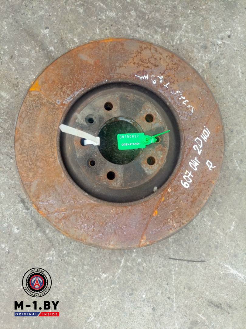 диски тормозные (комплект) Peugeot 607 1 поколение (2000 - 2004), 2.0 л., дизель - фото №1