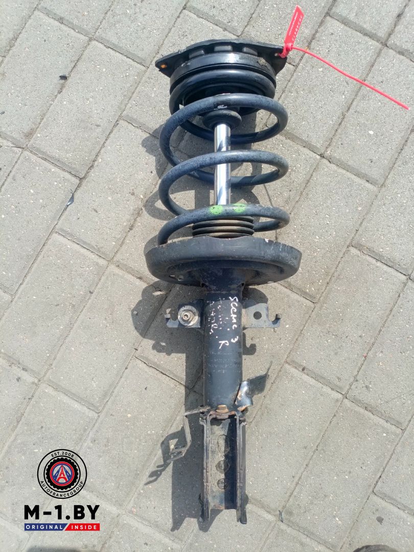 стойка передняя правая Renault Scenic 3 поколение (2009 - 2012), 1.6 л., дизель - фото №1