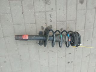 стойка передняя левая Renault Megane 2 поколение (2002 - 2006), 1.5 л., дизель