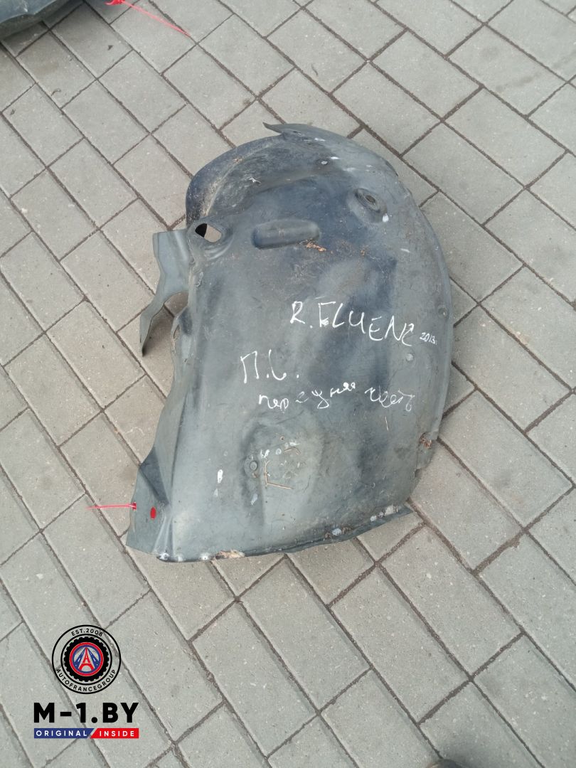 защита арок передняя левая (подкрылок) Renault Fluence 1 поколение 2013, 638450016R - фото №1