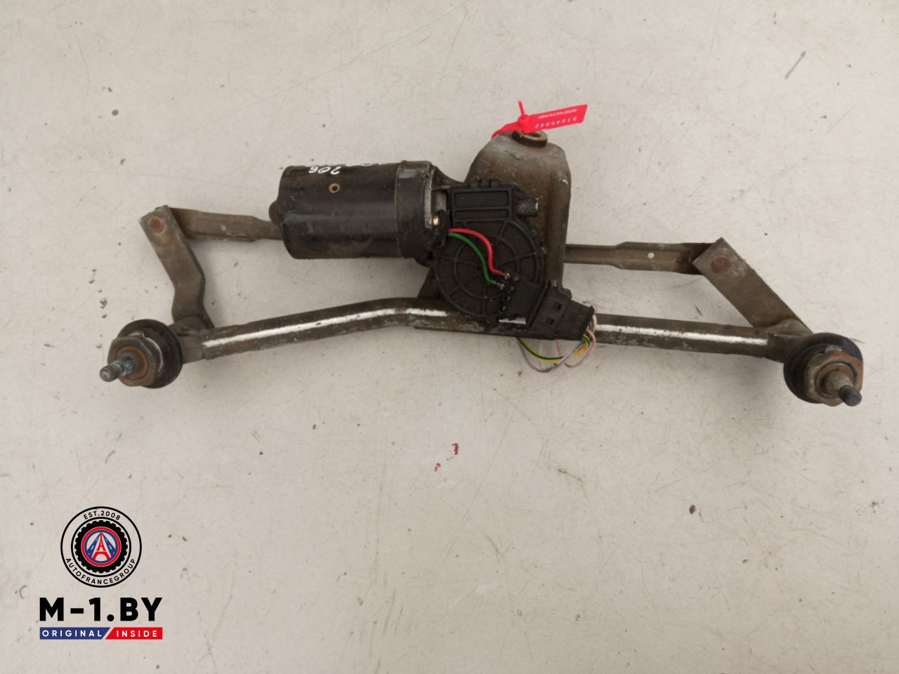 механизм стеклоочистителя (трапеция дворников) Peugeot 206 1 поколение 2000, 8200306032A - фото №1