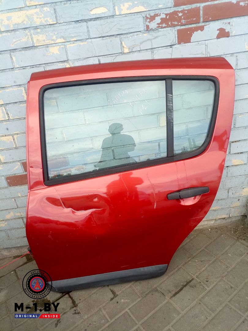 дверь задняя левая Renault Sandero 1 поколение (2009 - 2014) - фото №1