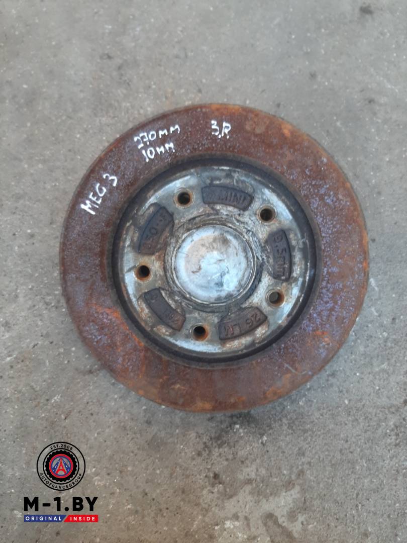 диск тормозной задний Renault Megane 3 поколение (2008 - 2014) - фото №1