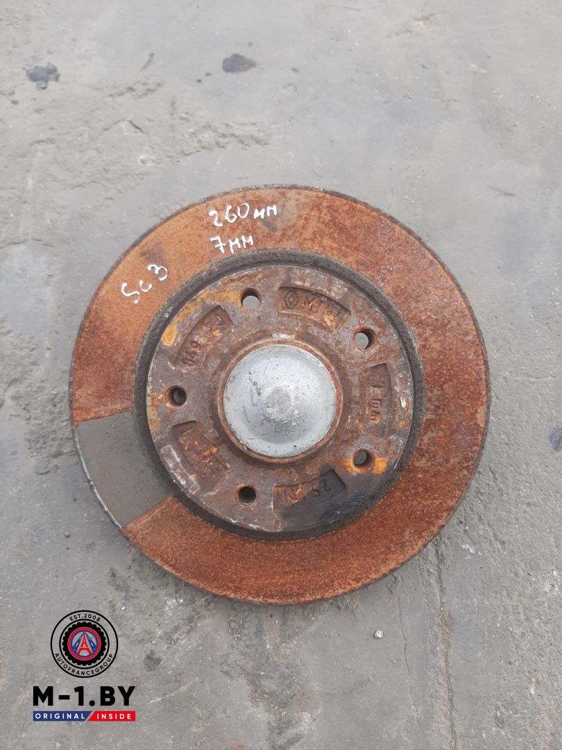 диск тормозной задний Renault Scenic 3 поколение (2009 - 2012) - фото №1