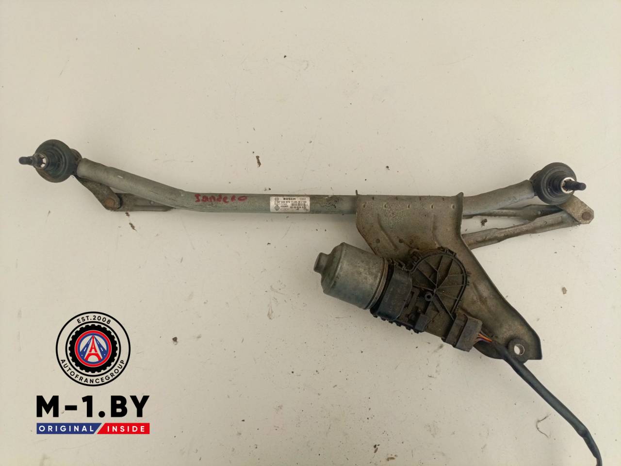 механизм стеклоочистителя (трапеция дворников) Renault Sandero 1 поколение (2009 - 2014), 8200619512 - фото №1