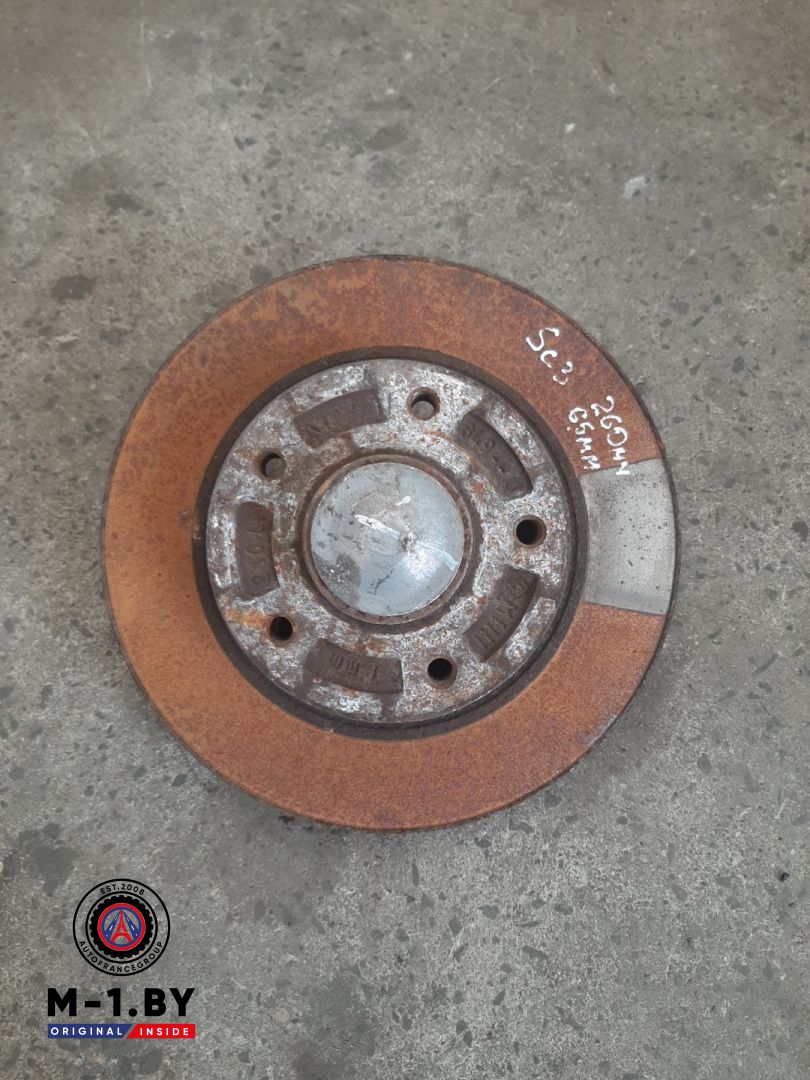 диск тормозной задний Renault Scenic 3 поколение (2009 - 2012) - фото №1