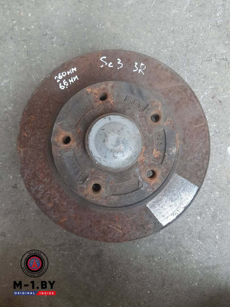 диск тормозной задний Renault Scenic 3 поколение (2009 - 2012) - фото №1