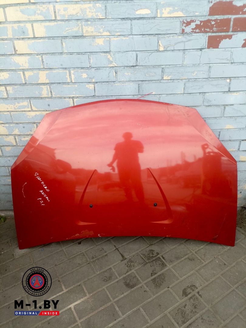 капот Renault Sandero 1 поколение (2009 - 2014) - фото №1