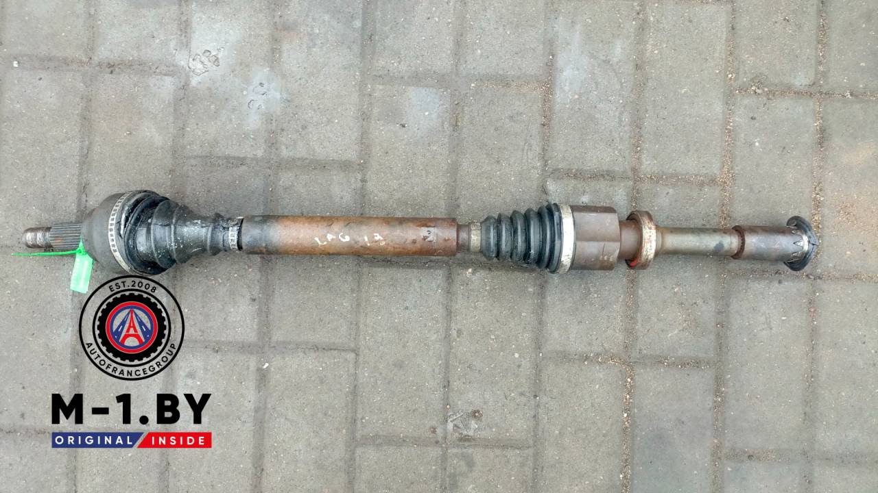 полуось передняя правая (приводной вал, ШРУС) Renault Laguna 2 поколение (2001 - 2005), 1.9 л., дизель - фото №1
