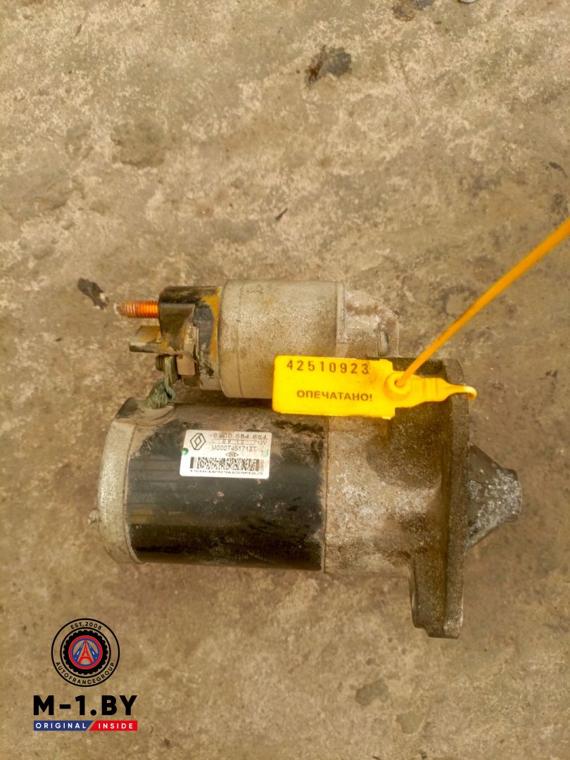 стартер Renault Logan 1 поколение (2004 - 2009), 1.4 л., бензин, K7JA710, 8200584664 - фото №1