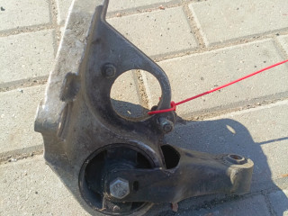 кронштейн полуоси Peugeot 406 1 поколение [рестайлинг] (1999 - 2004), 2.0 л., дизель, 9637792580