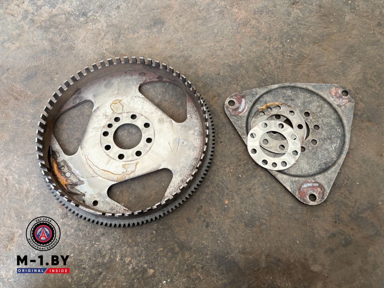 Маховик АКПП (драйв плата) Peugeot 307 1 поколение (2001 - 2005), 2.0 л., бензин, 9644370580 - фото №1