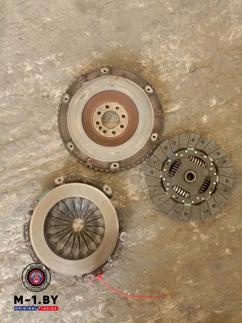 комплект сцепления Peugeot 206 1 поколение (1998 - 2003), 2.0 л., бензин, EW10A, 20DM16 - фото №1