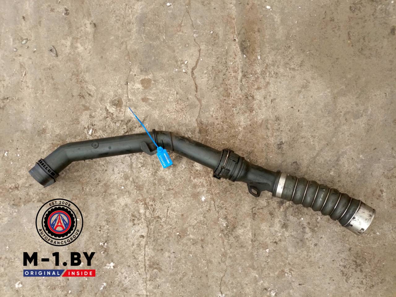 патрубок интеркулера Renault Clio 3 поколение (2005 - 2009), 1.5 л., дизель, 144602282R - фото №1